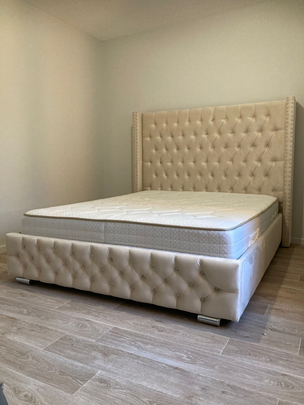 Lit coffre ROYAL 160/200 beige
