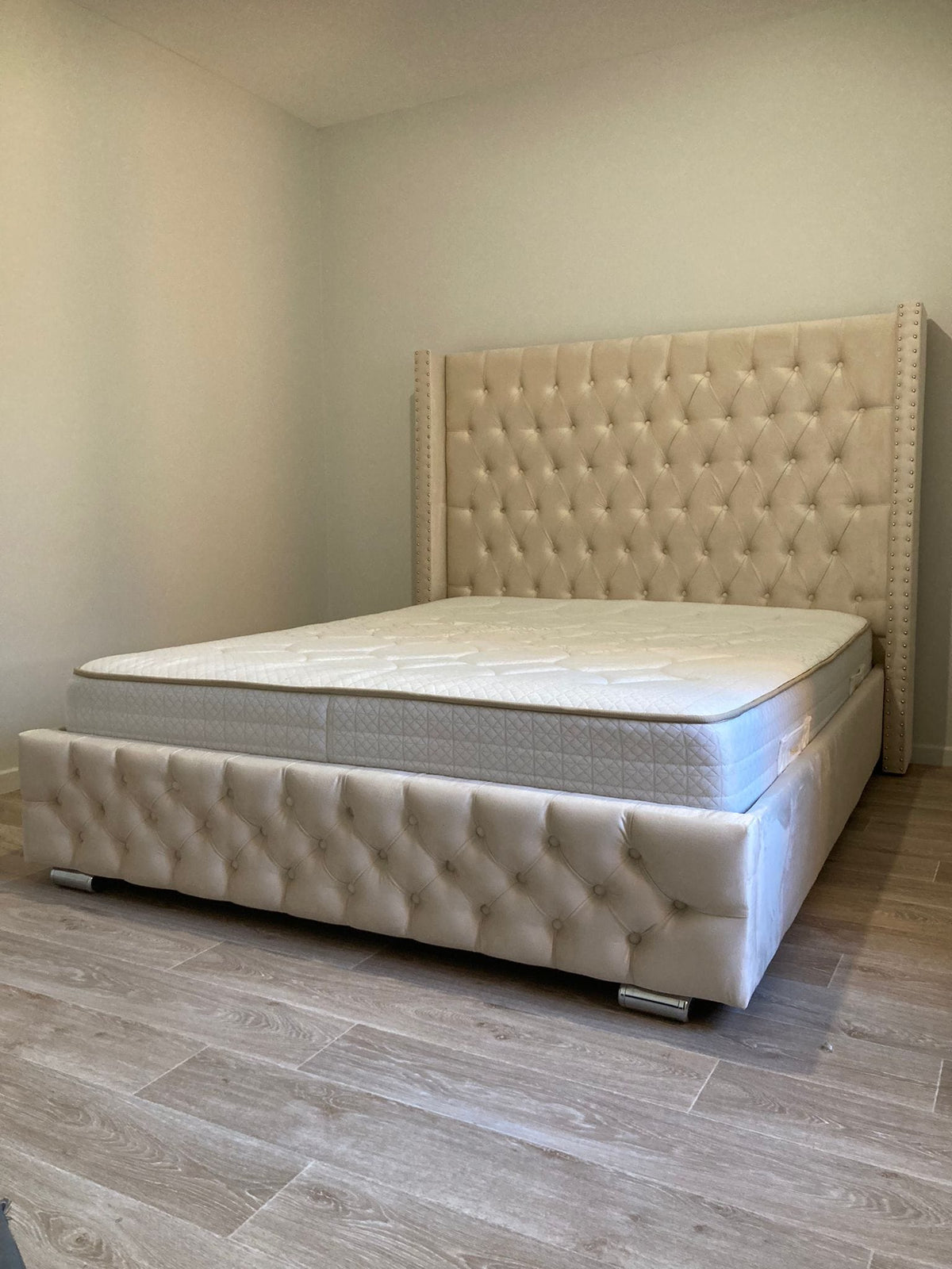 Lit coffre ROYAL 160/200 beige
